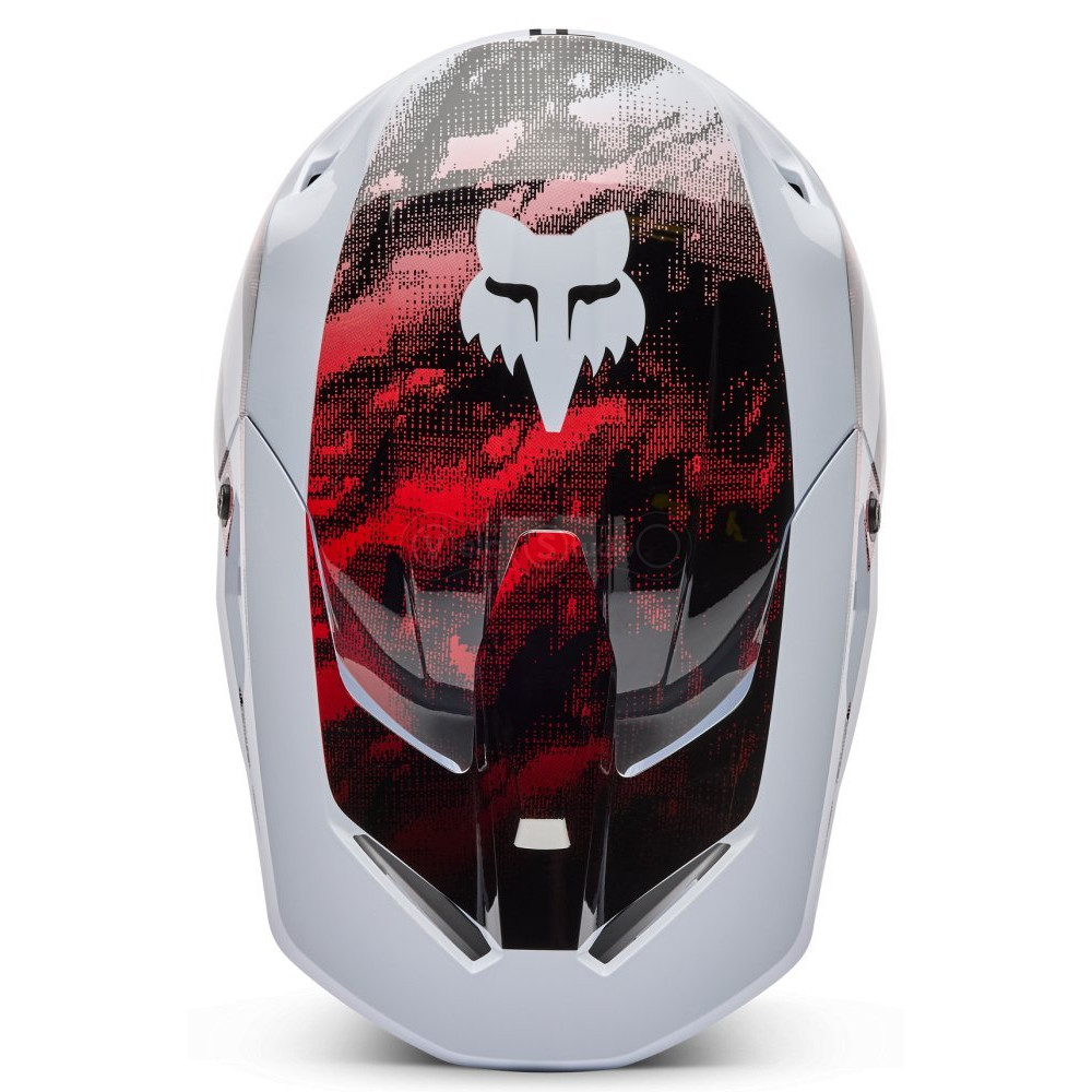 Мотошлем FOX V1 Mips Helmet - KAIROS [Flo Red], L
