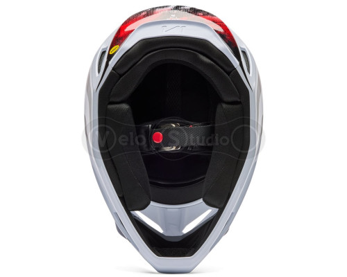 Мотошолом FOX V1 Mips Helmet - KAIROS [Flo Red], M