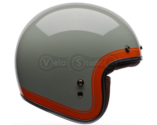 Ретро мотошлем BELL CUSTOM 500 Helmet - CRATE [Stone], M