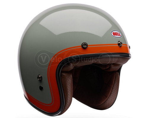 Ретро мотошлем BELL CUSTOM 500 Helmet - CRATE [Stone], M