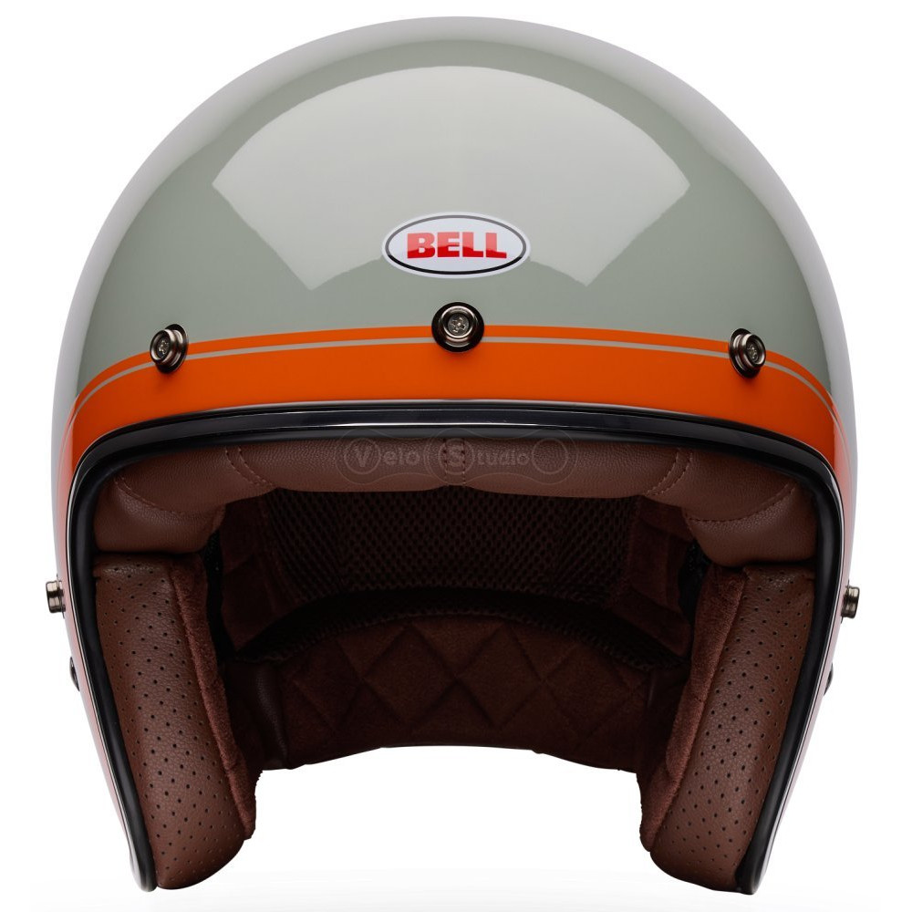 Ретро мотошлем BELL CUSTOM 500 Helmet - CRATE [Stone], M
