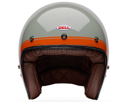 Ретро мотошлем BELL CUSTOM 500 Helmet - CRATE [Stone], M