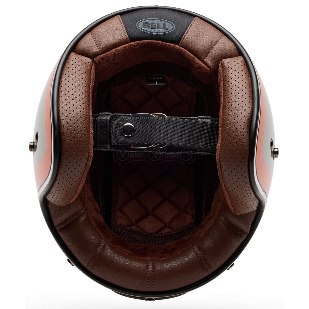 Ретро мотошлем BELL CUSTOM 500 Helmet - CRATE [Stone], M