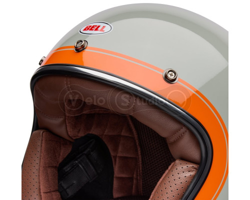 Ретро мотошлем BELL CUSTOM 500 Helmet - CRATE [Stone], M