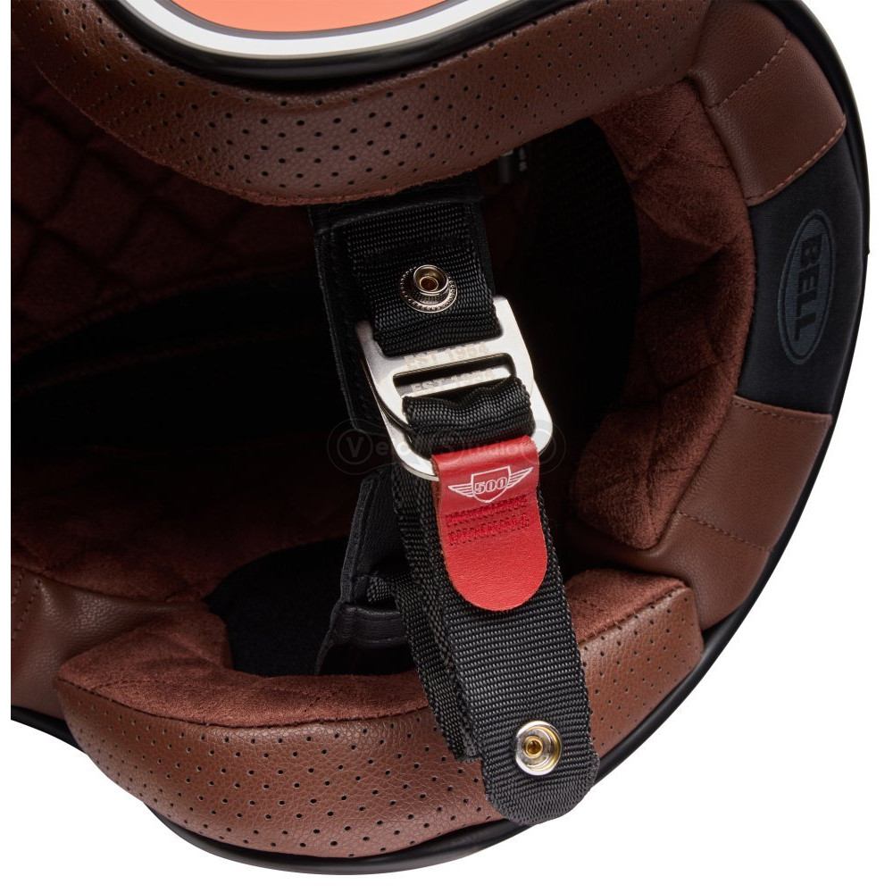 Ретро мотошлем BELL CUSTOM 500 Helmet - CRATE [Stone], M