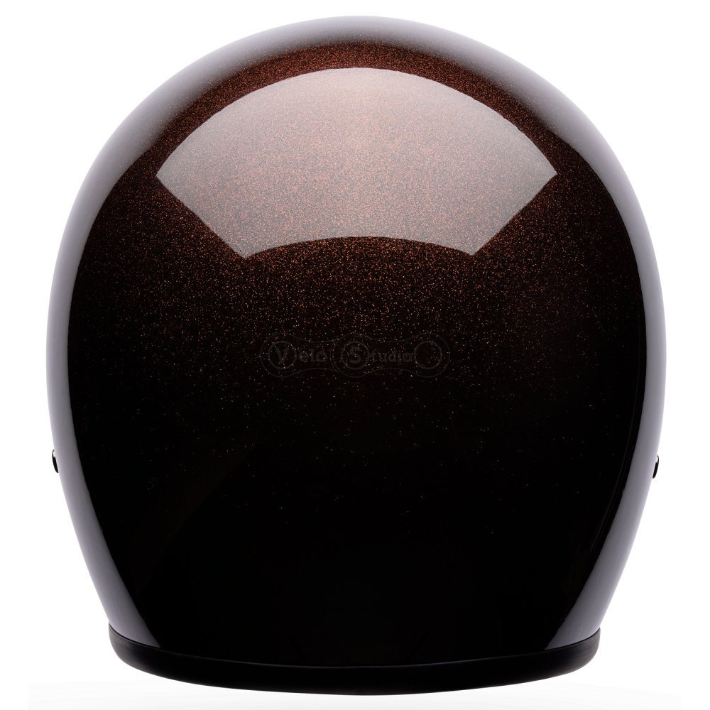 Ретро мотошлем BELL CUSTOM 500 Helmet - FLAKE [Rootbeer], M