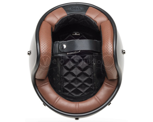 Ретро мотошлем BELL CUSTOM 500 Helmet - FLAKE [Rootbeer], M