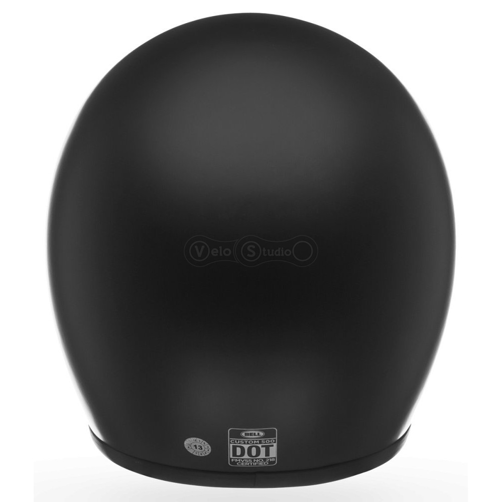 Ретро мотошлем BELL CUSTOM 500 Helmet - MATTE [Black], M