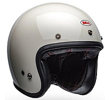 Ретро мотошолом BELL CUSTOM 500 Helmet - SOLID [Vintage White], M