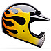 Ретро мотошлем BELL MOTO-3 Helmet - FLINT [Yellow], M
