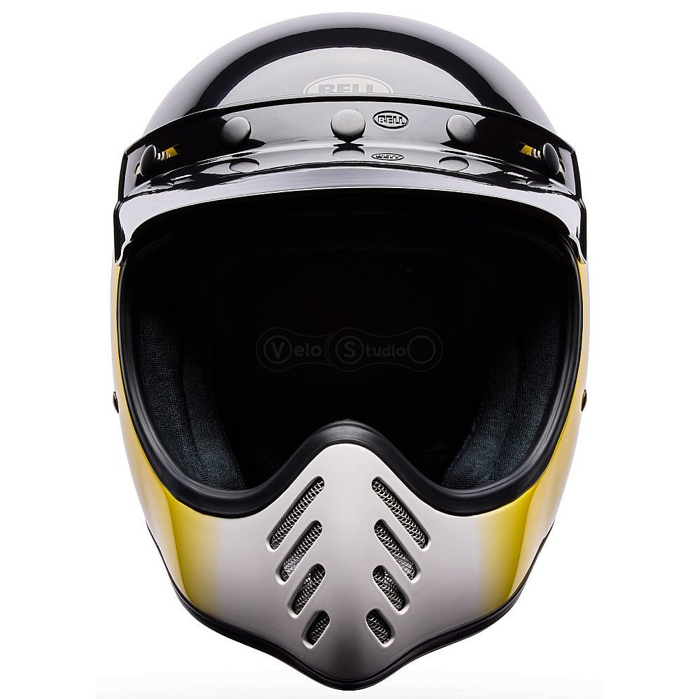 Ретро мотошлем BELL MOTO-3 Helmet - FLINT [Yellow], M