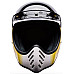 Ретро мотошлем BELL MOTO-3 Helmet - FLINT [Yellow], M