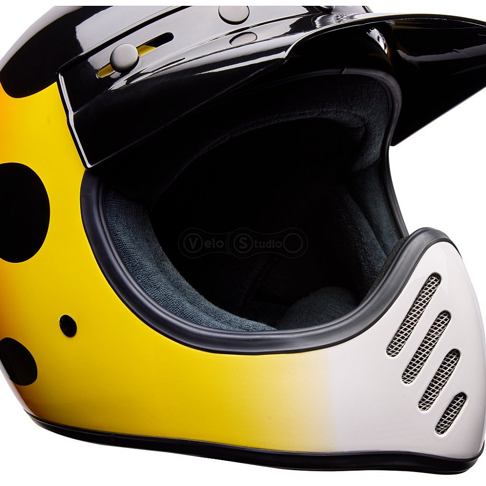 Ретро мотошлем BELL MOTO-3 Helmet - FLINT [Yellow], M