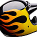 Ретро мотошлем BELL MOTO-3 Helmet - FLINT [Yellow], M
