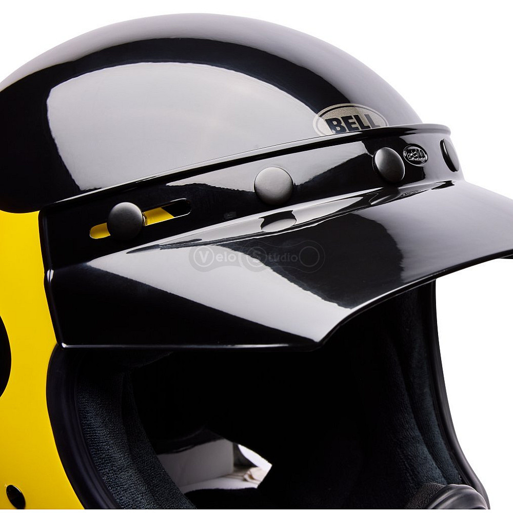 Ретро мотошлем BELL MOTO-3 Helmet - FLINT [Yellow], M