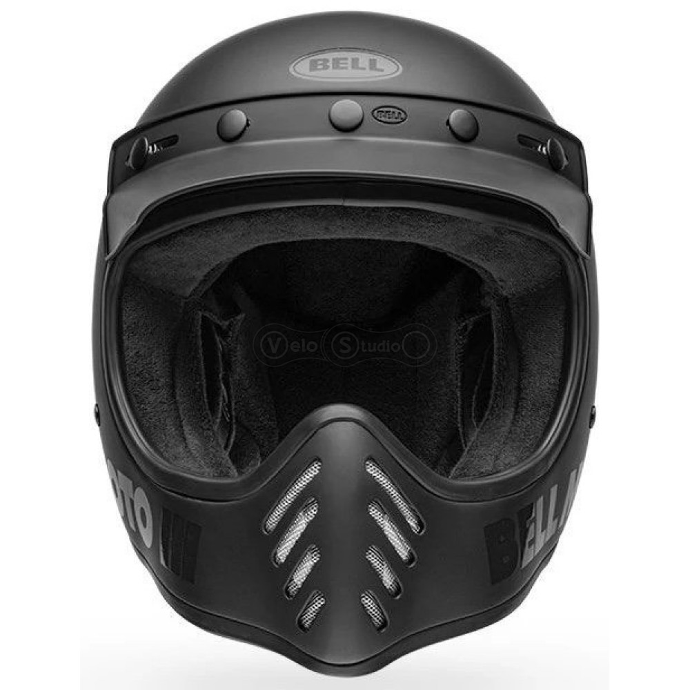 Ретро мотошолом BELL MOTO-3 Helmet - MATTE [Black], M