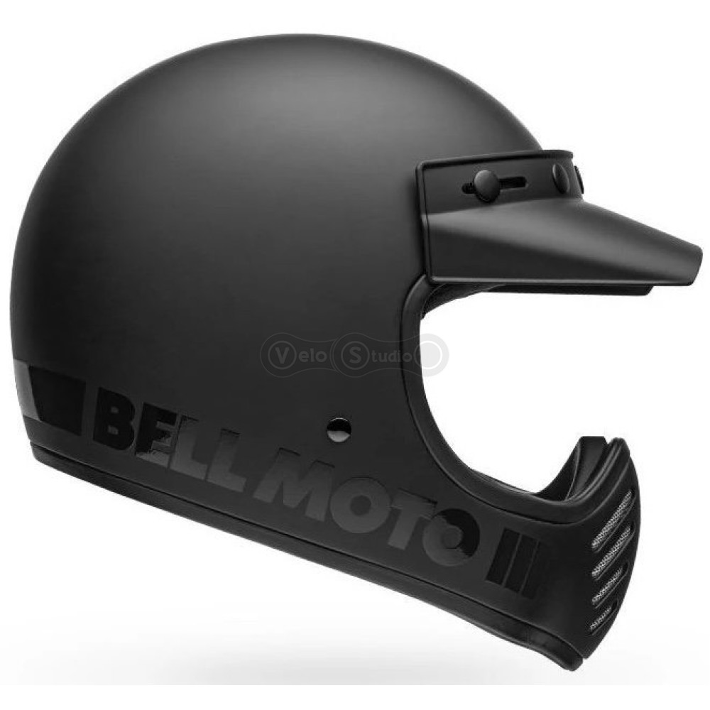 Ретро мотошолом BELL MOTO-3 Helmet - MATTE [Black], M