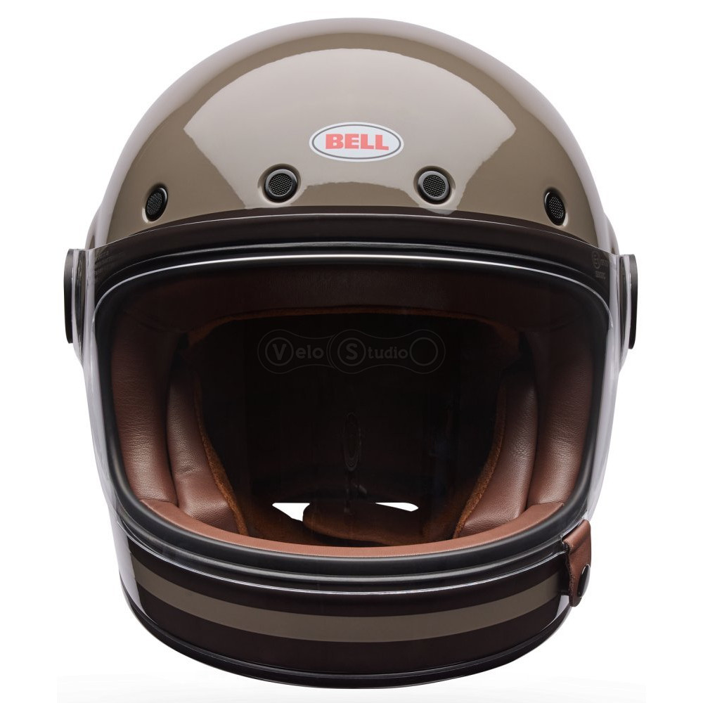 Ретро мотошолом BELL BULLITT GT Helmet - LANE [Mocha], S