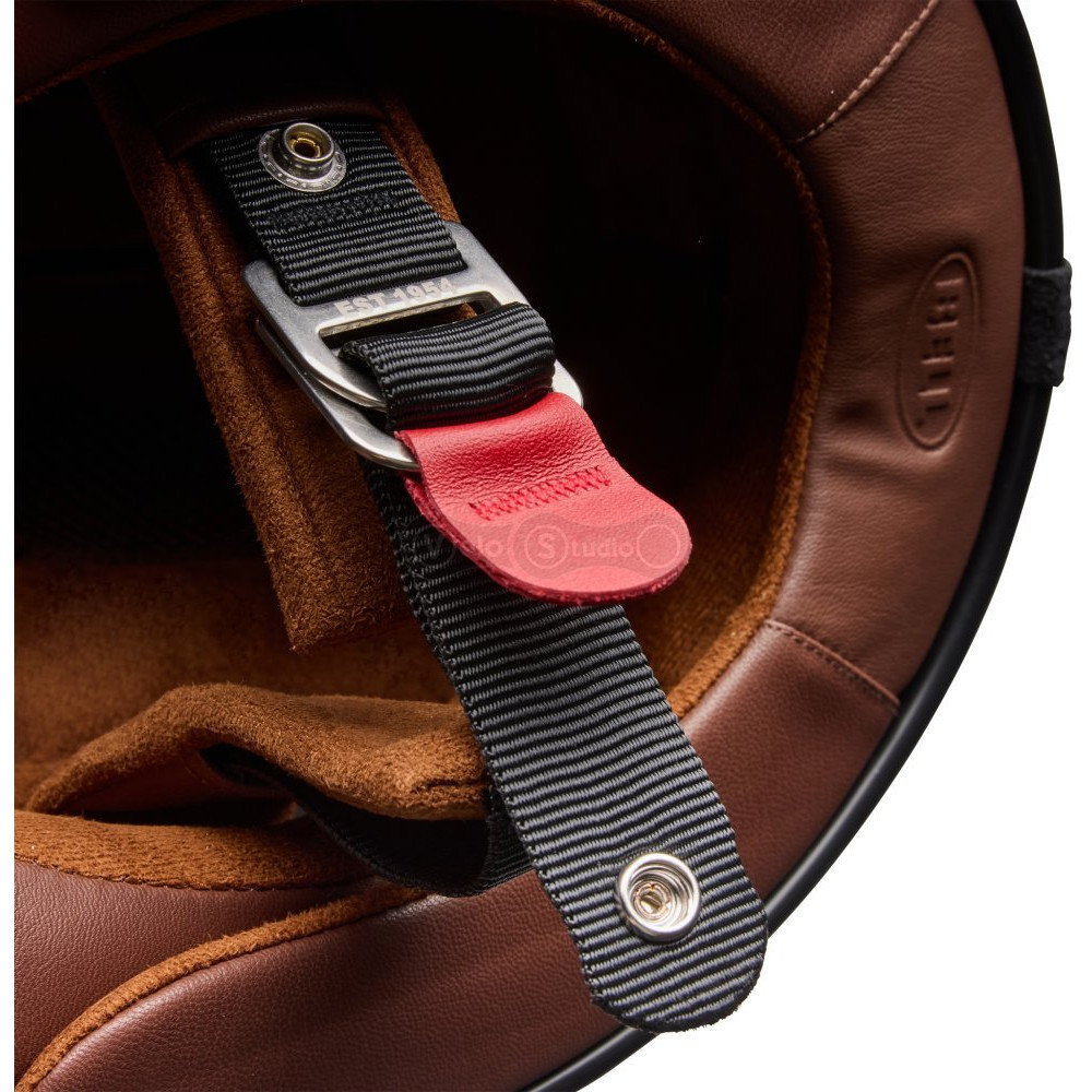 Ретро мотошолом BELL BULLITT GT Helmet - LANE [Mocha], S