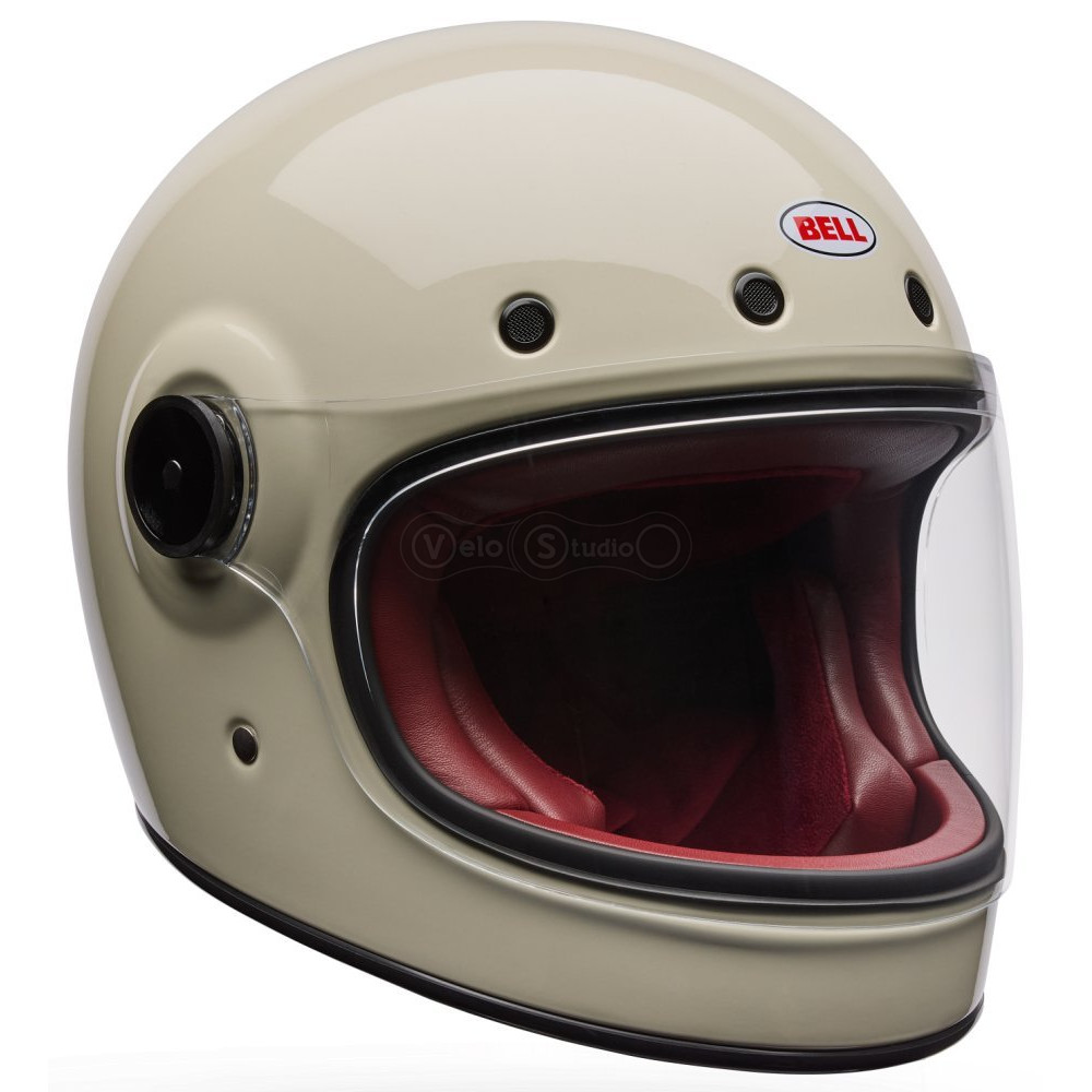 Ретро мотошолом BELL BULLITT GT Helmet - SOLID [Vintage White], L