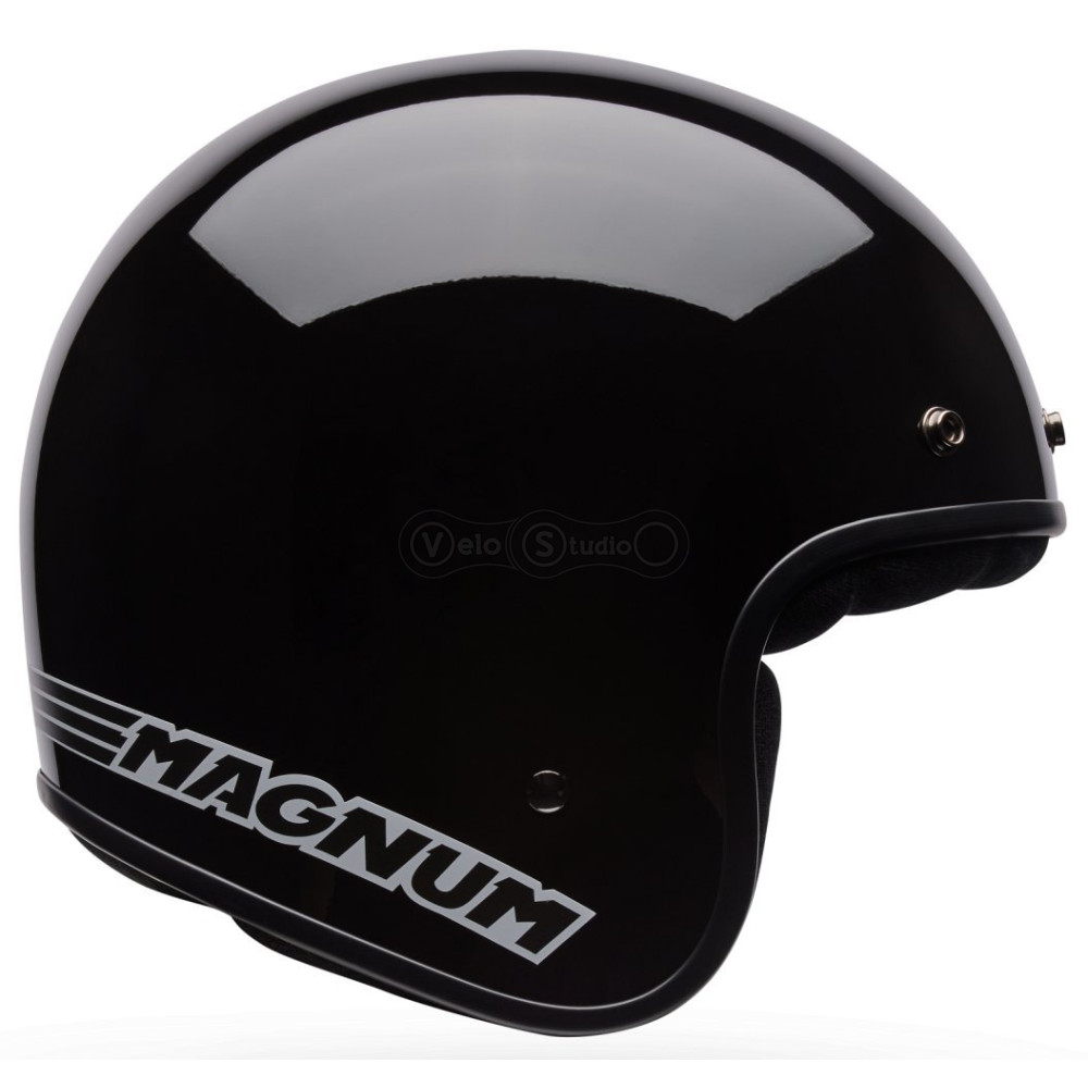 Ретро мотошолом BELL MAGNUM Helmet - SOLID [Black], M