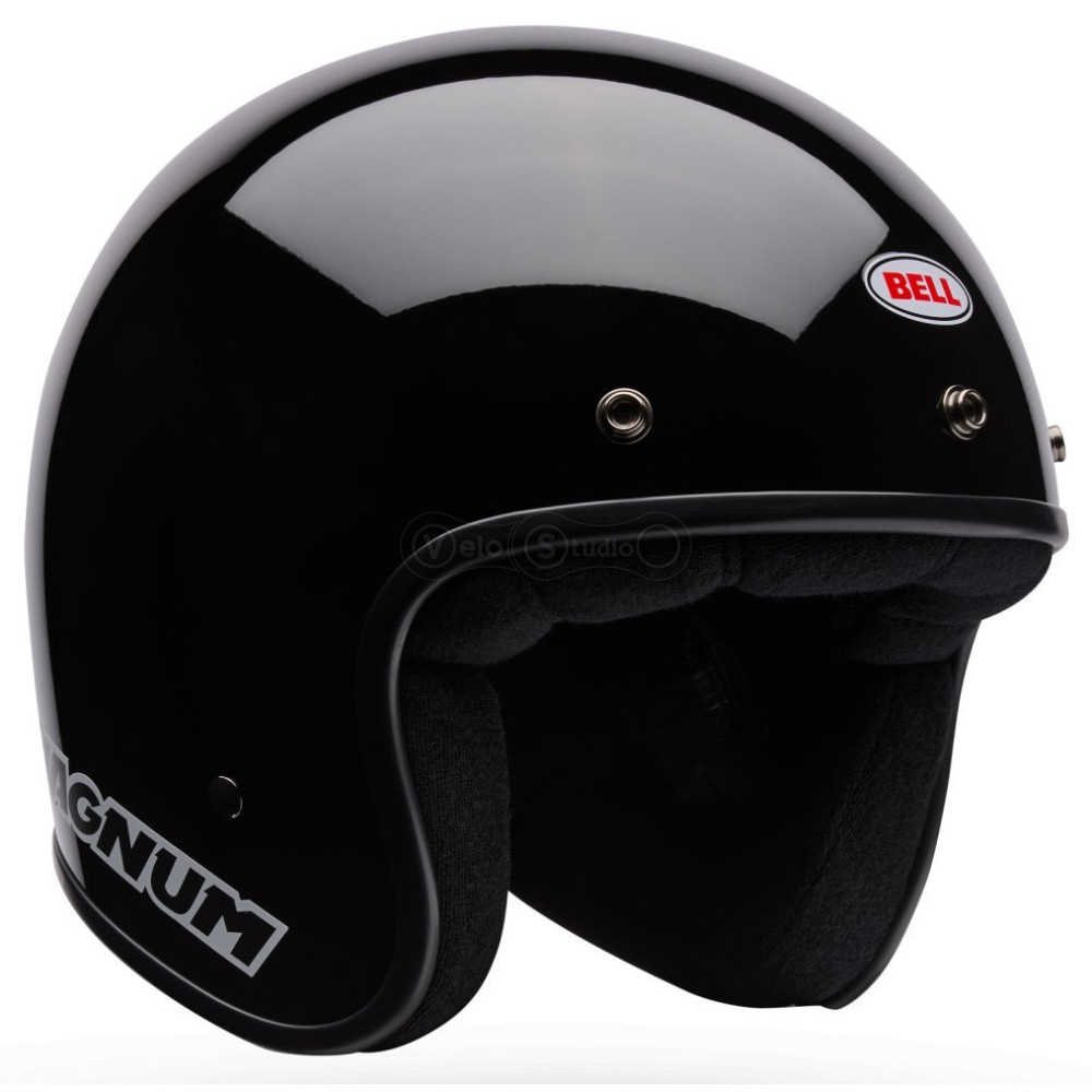 Ретро мотошолом BELL MAGNUM Helmet - SOLID [Black], M
