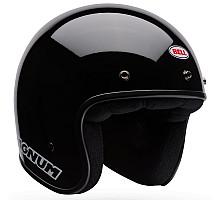 Ретро мотошолом BELL MAGNUM Helmet - SOLID [Black], M