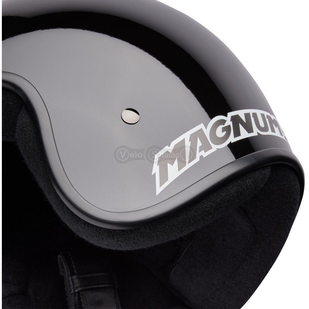 Ретро мотошолом BELL MAGNUM Helmet - SOLID [Black], M