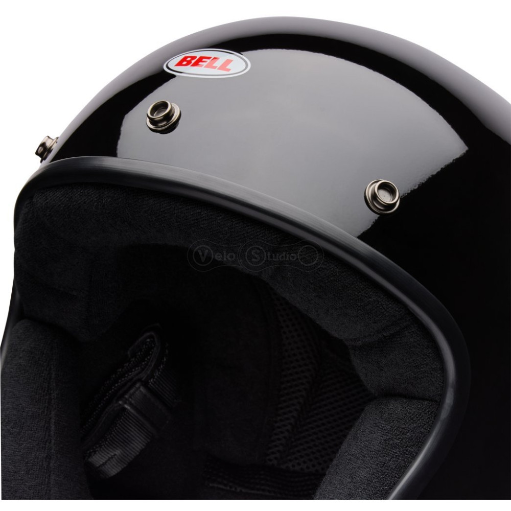 Ретро мотошолом BELL MAGNUM Helmet - SOLID [Black], M