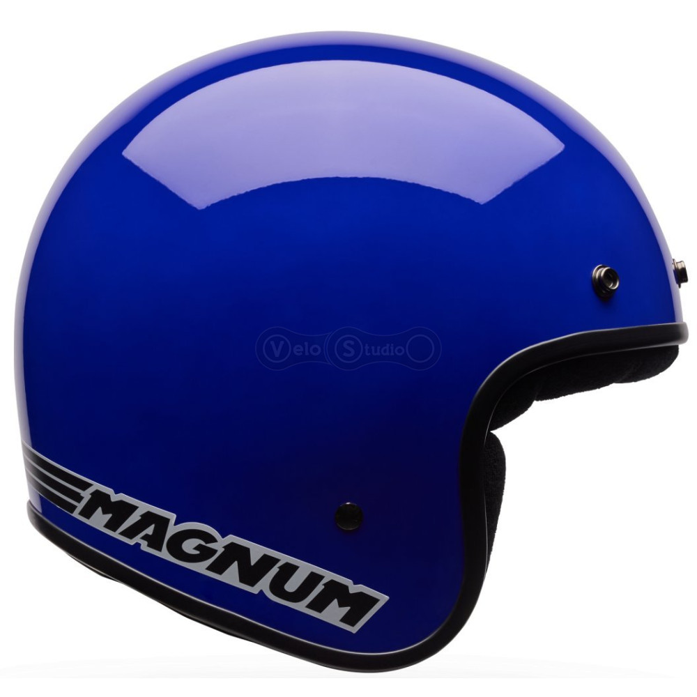 Ретро мотошлем BELL MAGNUM Helmet - SOLID [Blue], M