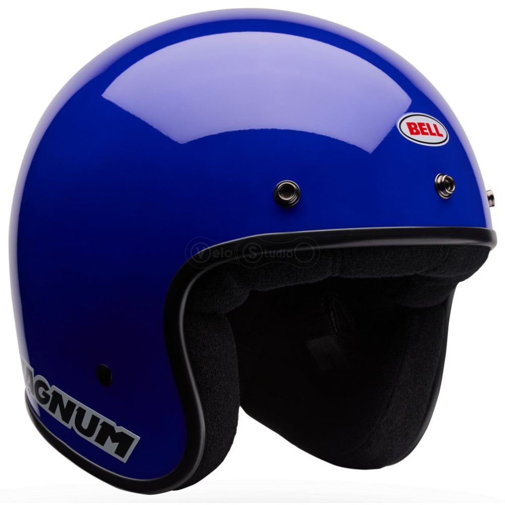 Ретро мотошлем BELL MAGNUM Helmet - SOLID [Blue], M
