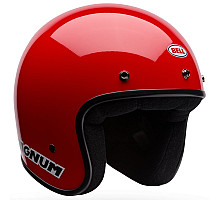 Ретро мотошолом BELL MAGNUM Helmet - SOLID [Red], M