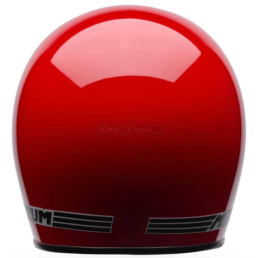Ретро мотошлем BELL MAGNUM Helmet - SOLID [Red], M