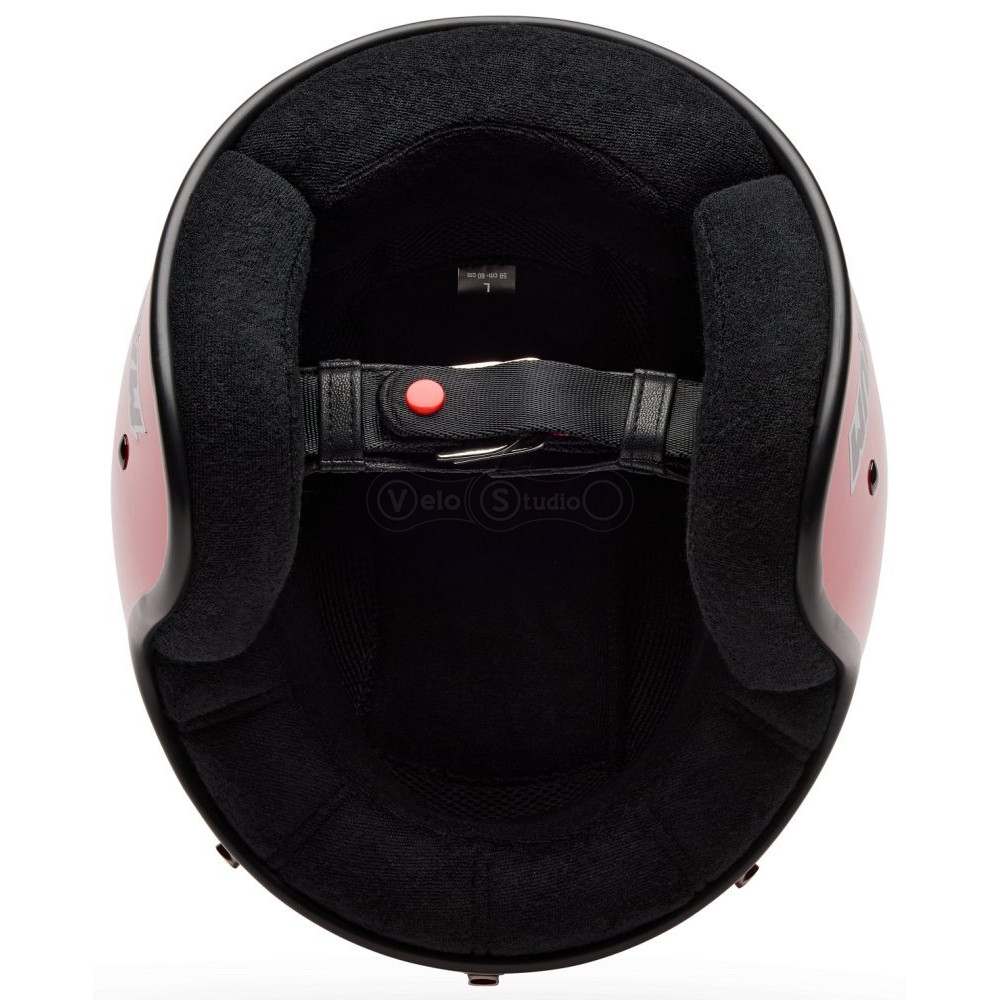 Ретро мотошлем BELL MAGNUM Helmet - SOLID [Red], M