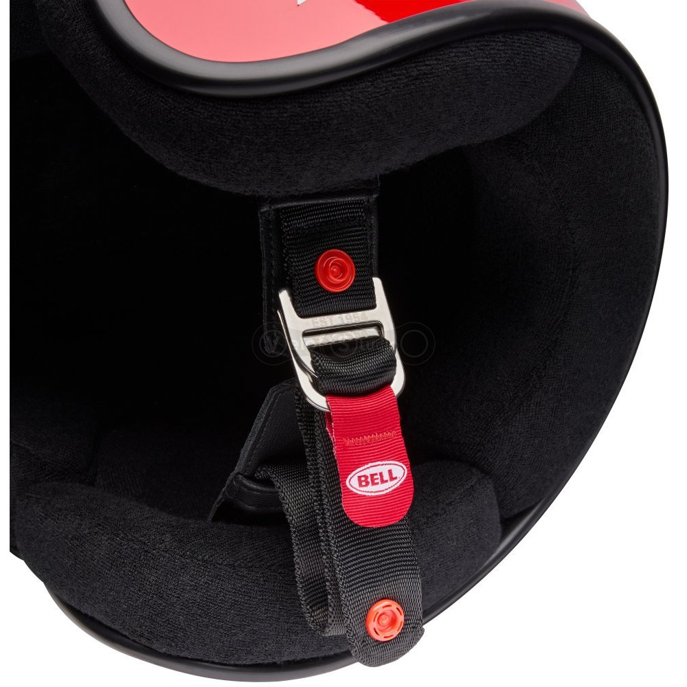 Ретро мотошлем BELL MAGNUM Helmet - SOLID [Red], M