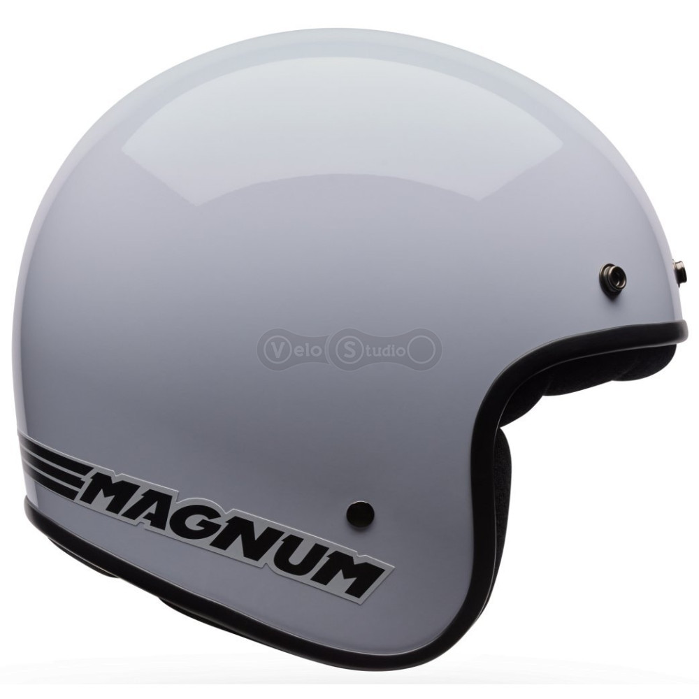 Ретро мотошлем BELL MAGNUM Helmet - SOLID [White], M