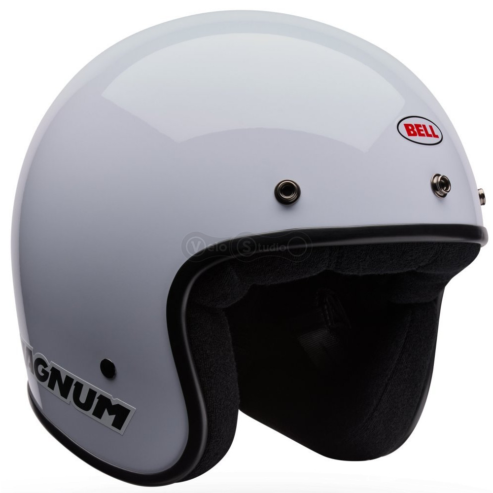Ретро мотошлем BELL MAGNUM Helmet - SOLID [White], M
