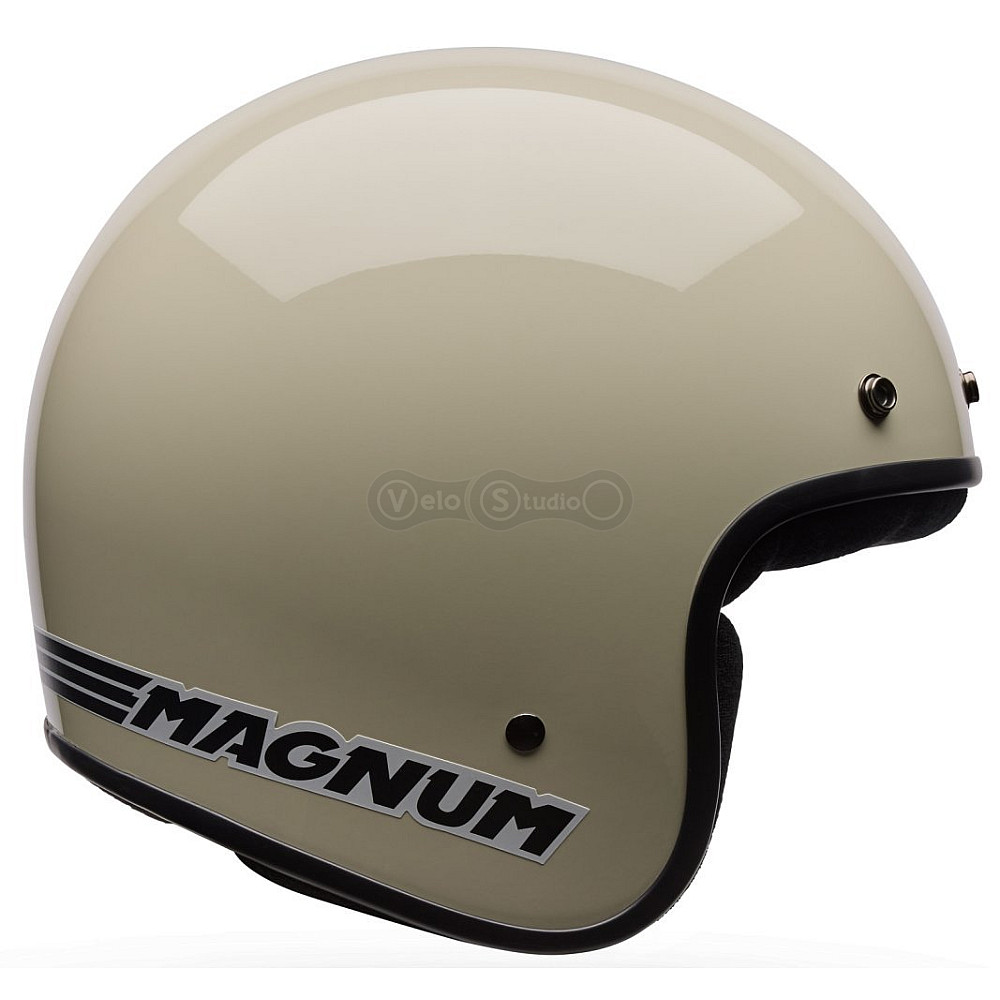 Ретро мотошлем BELL MAGNUM Helmet - SOLID [Vintage White], M