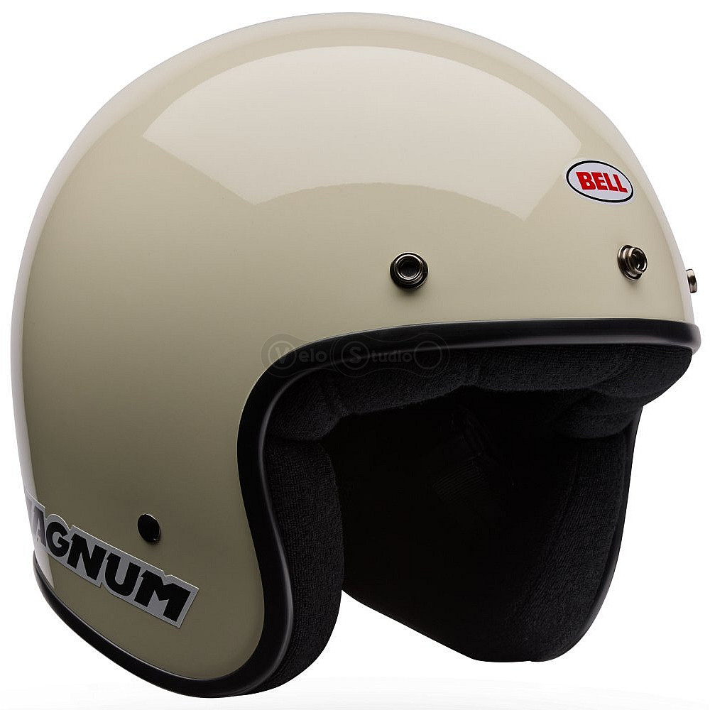 Ретро мотошлем BELL MAGNUM Helmet - SOLID [Vintage White], M