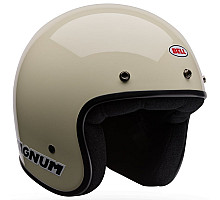 Ретро мотошолом BELL MAGNUM Helmet - SOLID [Vintage White], M