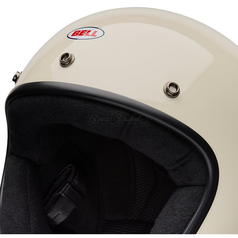 Ретро мотошлем BELL MAGNUM Helmet - SOLID [Vintage White], M