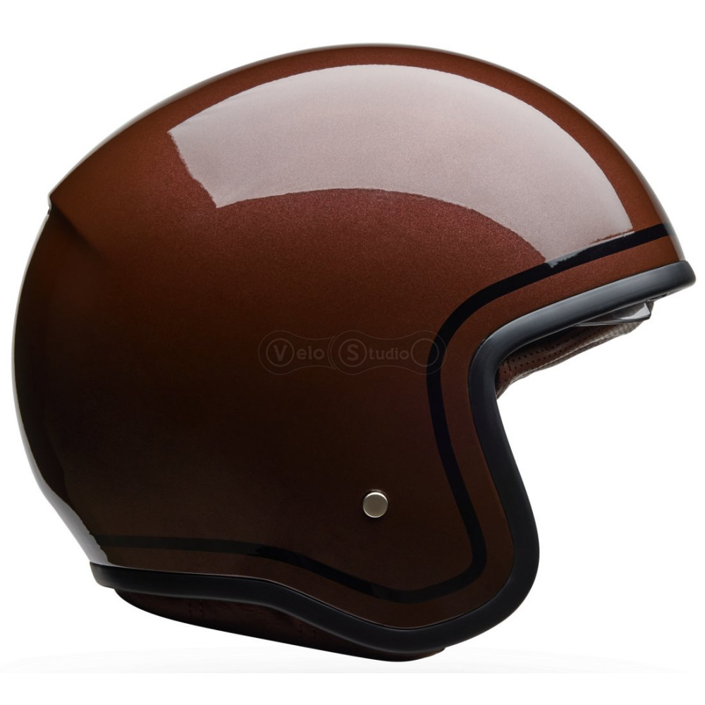 Ретро мотошлем BELL TX-501 Helmet - CLASSIC [Rootbeer], M