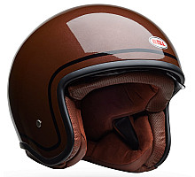 Ретро мотошолом BELL TX-501 Helmet - CLASSIC [Rootbeer], M
