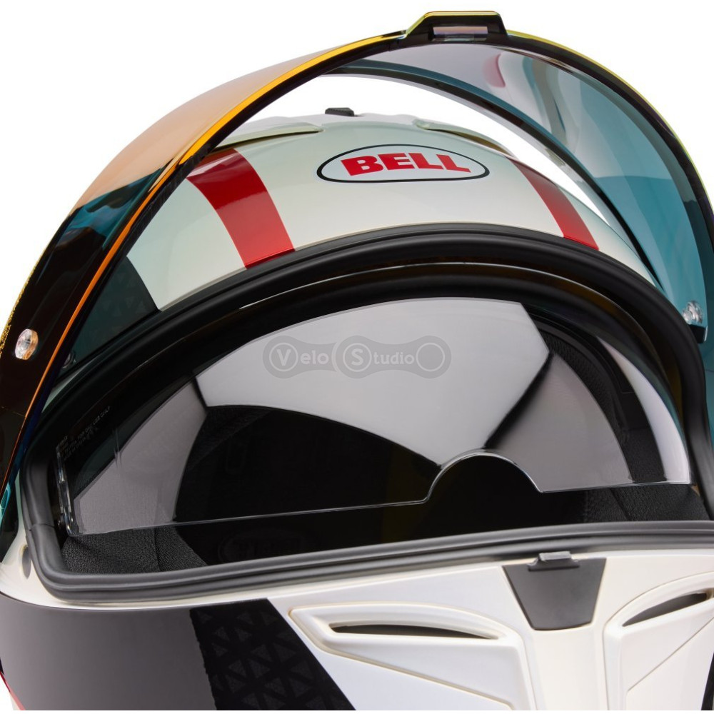 Мотошлем BELL LITHIUM MIPS Plus Helmet - BLIP [White], M