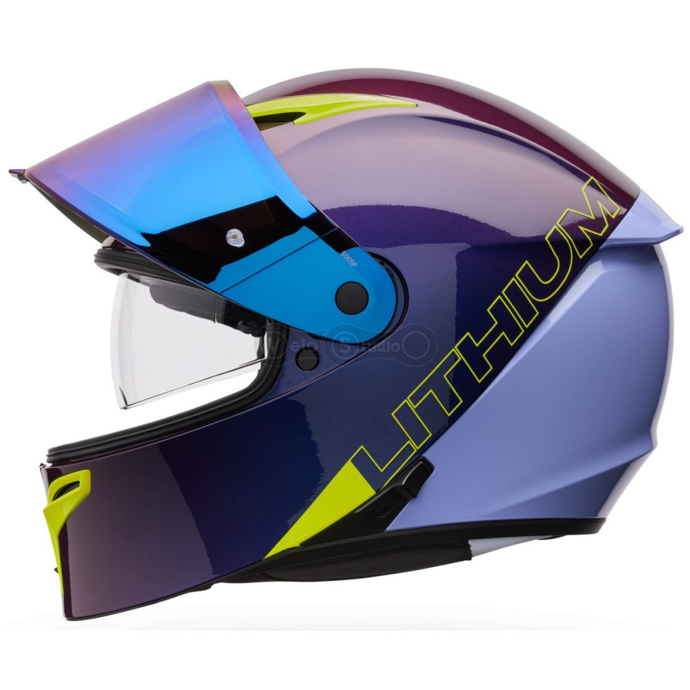 Мотошолом BELL LITHIUM MIPS Plus Helmet - DELTA [Purple], M