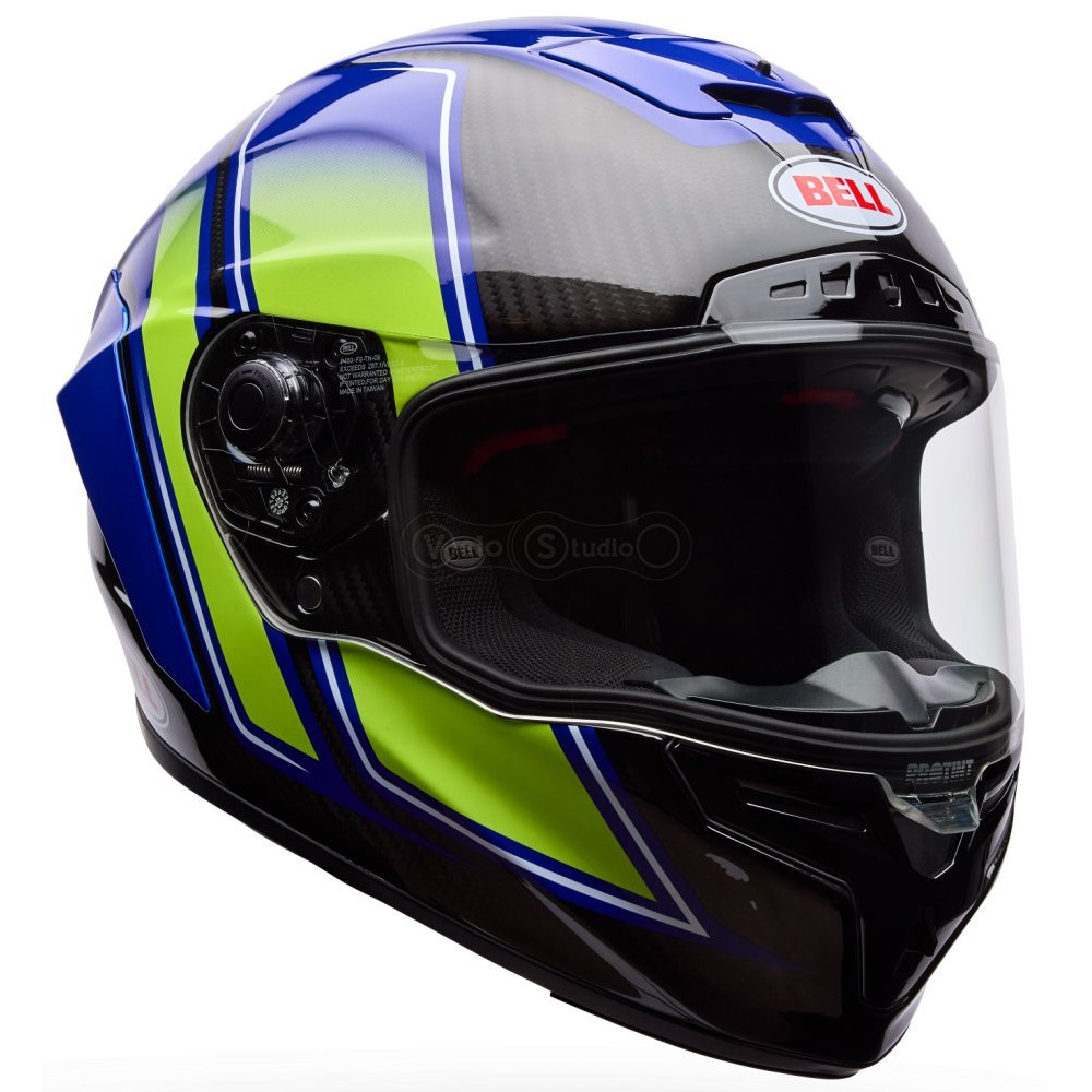 Мотошлем BELL RACESTAR DLX Flex Helmet - GRID [Blue], M