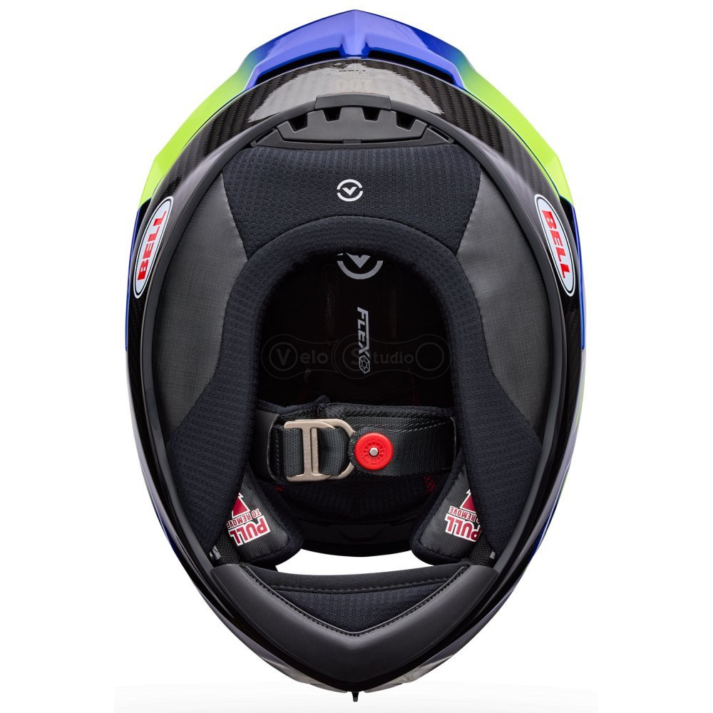 Мотошлем BELL RACESTAR DLX Flex Helmet - GRID [Blue], M