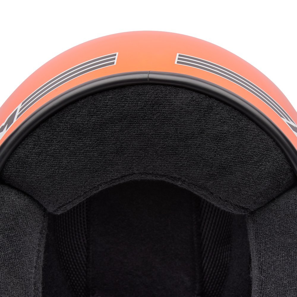 Ретро мотошлем BELL MAGNUM Helmet - SOLID [Orange], M