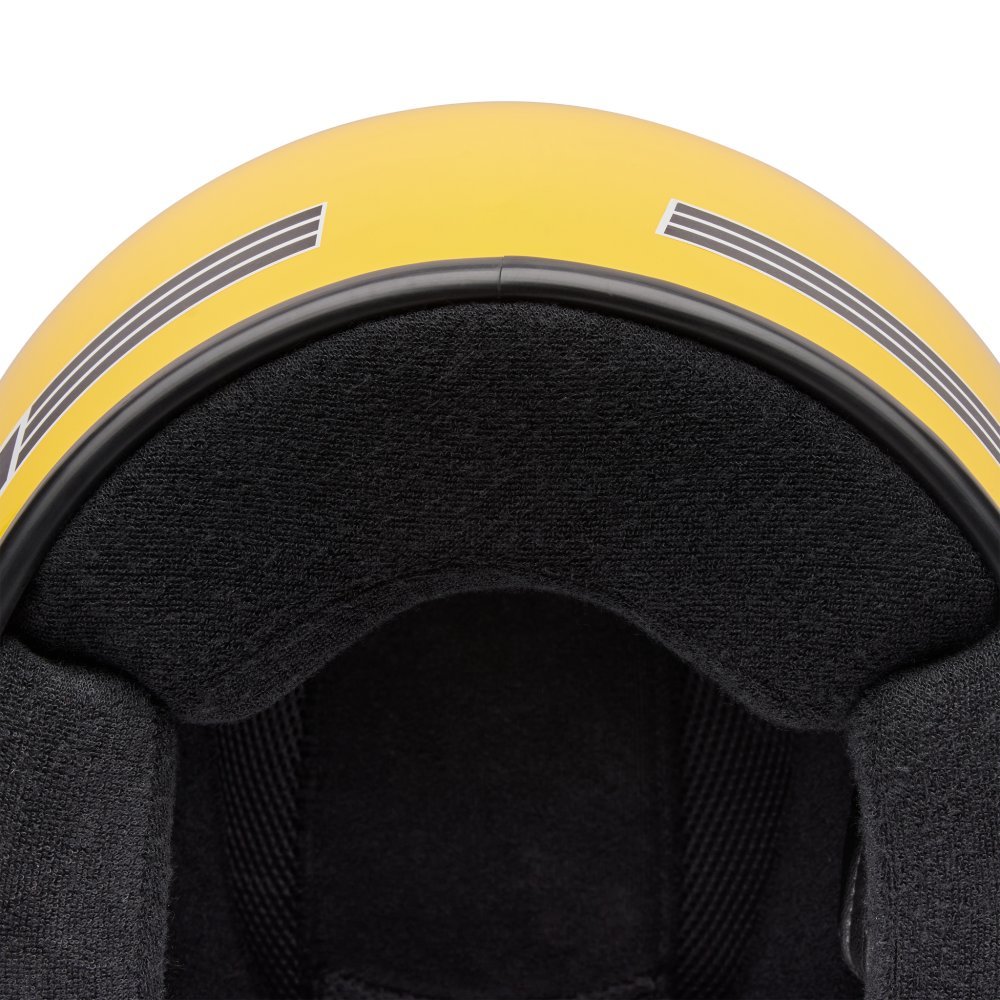 Ретро мотошлем BELL MAGNUM Helmet - SOLID [Yellow], M