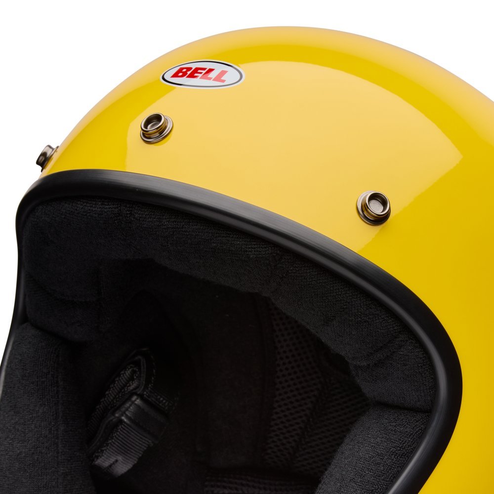 Ретро мотошлем BELL MAGNUM Helmet - SOLID [Yellow], M